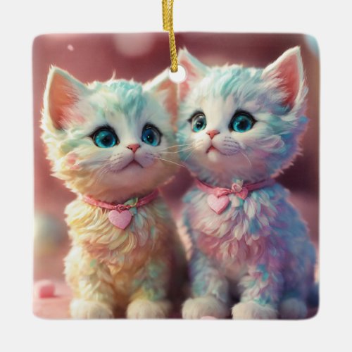 Charming Cat Ornaments 