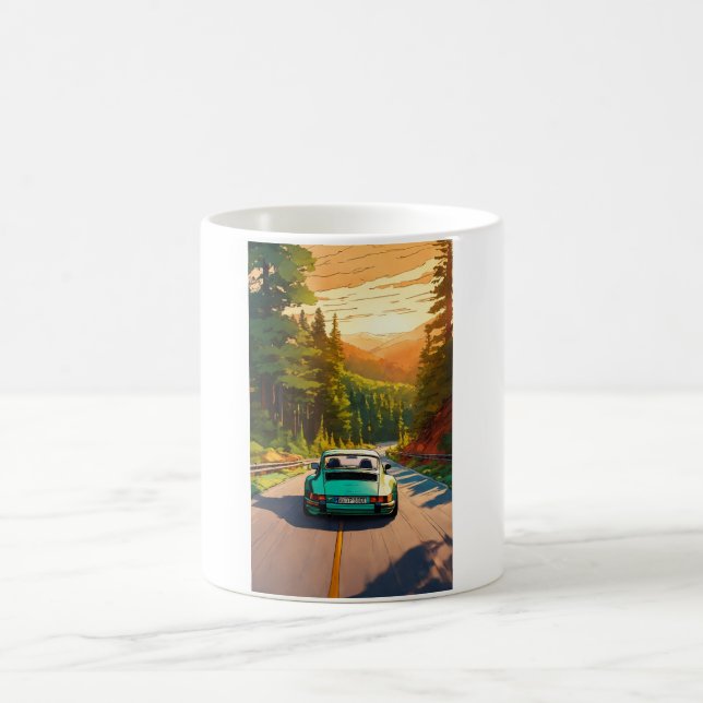 "Charming Ceramic Tea Mug" Coffee Mug (Center)