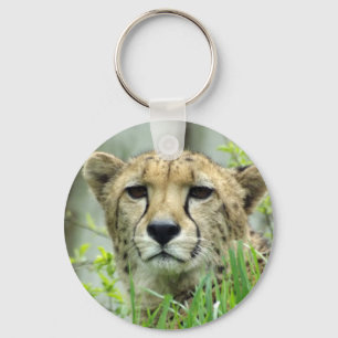 Charming Cheetah Key Ring