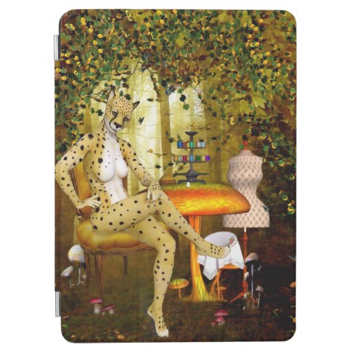 “Charming Cheetah Seamstress”  iPad Air Cover