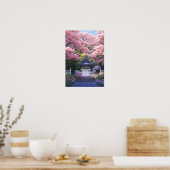 Charming Cherry Blossom Oasis Poster | Zazzle