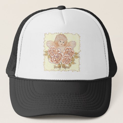 Charming Cherub Angel Trucker Hat