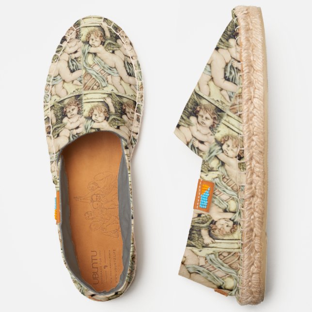 "CHARMING CHERUBS" ESPADRILLES (Side)