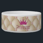 Charming Chic Pearls ,Tiara, Princess,Glittery Bowl<br><div class="desc">This image features pearls , tiara and princess pink  gliterry on cream background.A trandy , fun,  funky, stylish and elegant girl gift for women  and teenage girls.</div>