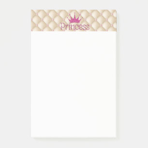 Charming Chic Pearls ,Tiara, Princess,Glittery Post-it Notes