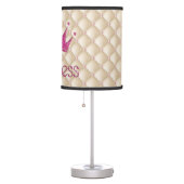 Charming Chic Pearls ,Tiara, Princess,Glittery Table Lamp (Right)