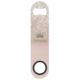 Charming Chic Tiara, Princess,Glitter Bokeh Bar Key