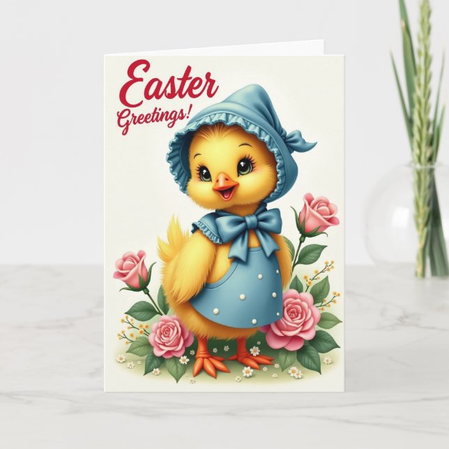 Charming Chick Springtime Card (Front)