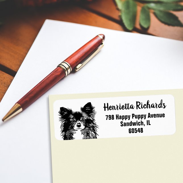 Charming Chihuahua Return Address Labels (Creator Uploaded)