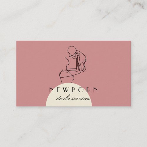 Charming Childcare Design for Nannies Babysitters Business Card