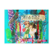 Charming Children Vintage-Style Valentine's Day