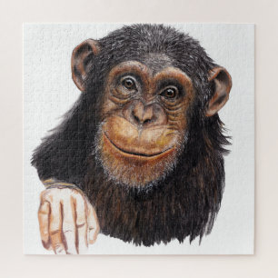 Charming Chimpanzee Jigsaw Puzzle