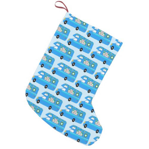 Charming Christmas Camper Motorhome RV Xmas Small Christmas Stocking