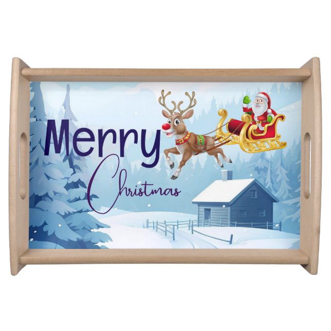 Charming Christmas  Serving Tray (Front)