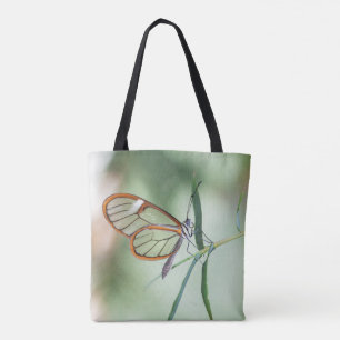Charming Clear-Wing Butterfly Tote Bag