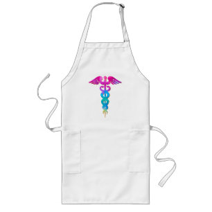 Charming & Colorful Medical Logo Design Long Apron