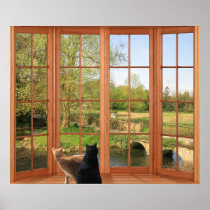 Charming Cotswolds Countryside with friends Poster