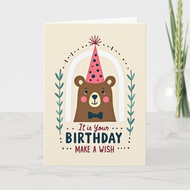 Charming Creature Birthday Card (Front)