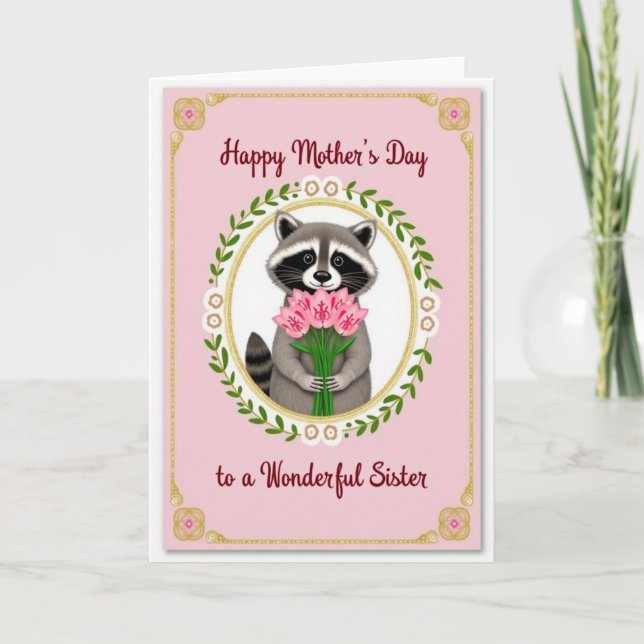 Charming Critter Mothers Day Card (Front)