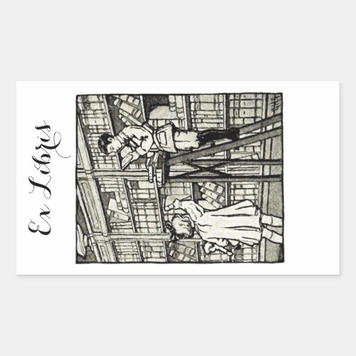 Charming Customizable Ex Libris Book Plate