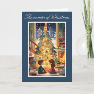 Charming cut paper Christmas Card