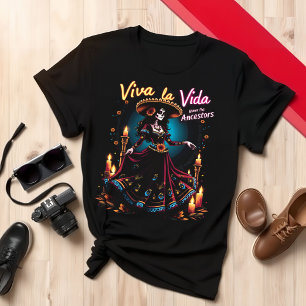 Charming Day of the Dead Viva La Vida T-Shirt