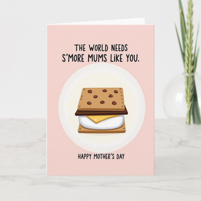 Charming Dessert Mothers Day Card (Front)