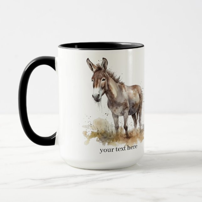 Charming Donkey Serenity, custom Mug (Left)