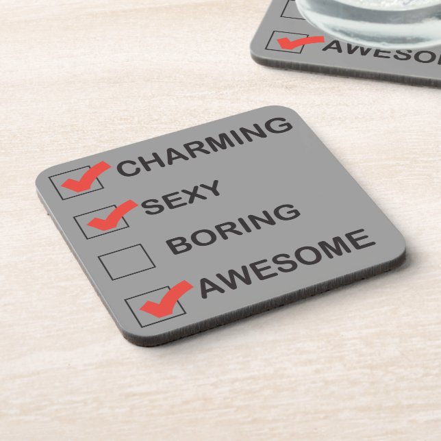 Charming Drink Coaster (Left Side)
