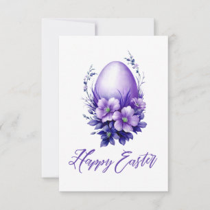 Charming Easter Egg Thank You Card