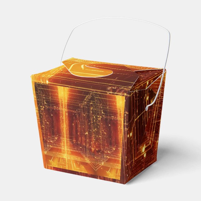 Charming Elegance: Designed Favor Box" Boxes (Front Side)