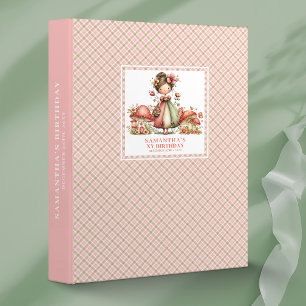 Charming Fairy Birthday Memory Album Girl Keepsake 3 Ring Binder