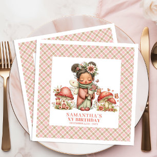 Charming Fairy Whimsical Garden Party Birthday Paper Dinner Napkins
