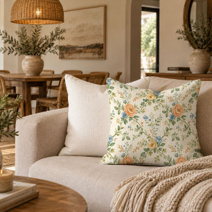 Charming Fall Cottagecore Accent Throw Pillow Deco