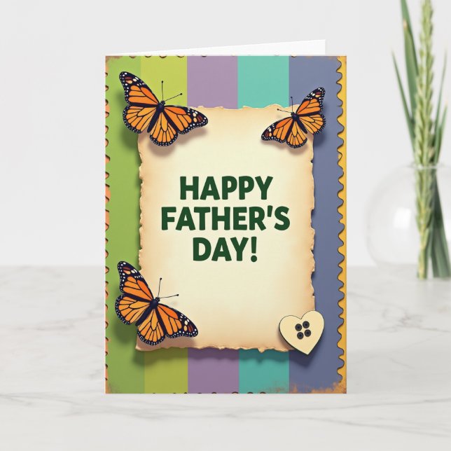 Charming Fathers Day Image Card (Front)