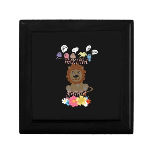 Charming Flora and Fauna Hakuna Matata Baby Lion Gift Box