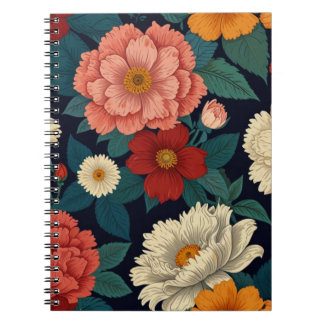 Charming Floral Notebook