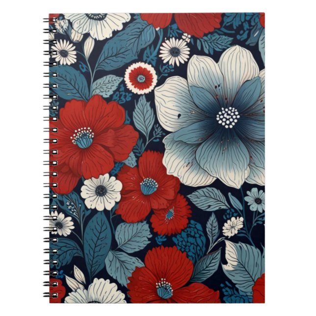 Charming Floral  Notebook (Front)