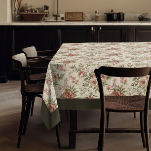 Charming Floral Tablecloth for a Cozy Farmhouse