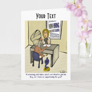 Charming Folded Greeting Card