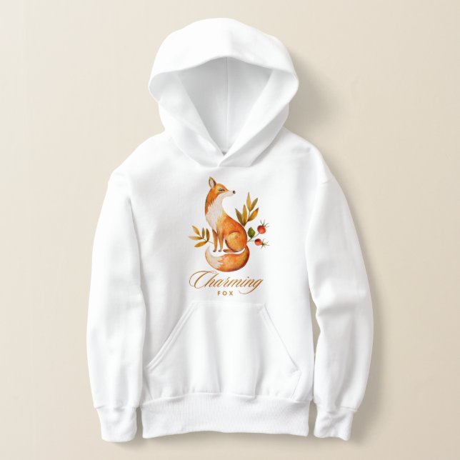 Charming fox hoodie (Laydown)
