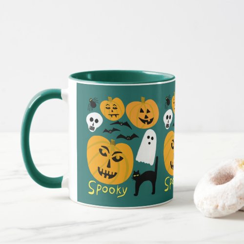 Charming Funny Pumpkins Halloween CUSTOM Mug