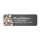 Charming Garden Floral Wreath Address Labels