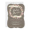 Charming Garden Floral Wreath Girl Baby Shower