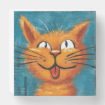 Charming Garfield Cat Playful and Endearing Design Wooden Box Sign