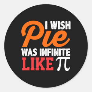 Charming Geek Pi Day Classic Round Sticker