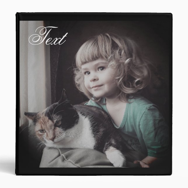 Charming girl 3 ring binder (Front)