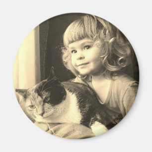 Charming girl magnet