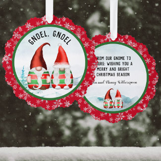 Charming Gnoel Gnomes Our Home Greeting Christmas