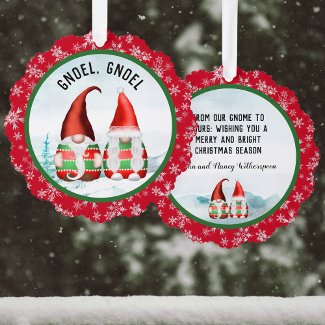 Charming Gnoel Gnomes Our Home Greeting Christmas